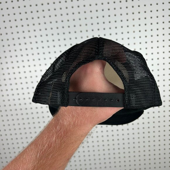 DARE To Keep Kids Off Drugs Trucker Snapback OSFM Vintage 90s Black Promo Otto - Picture 4 of 7